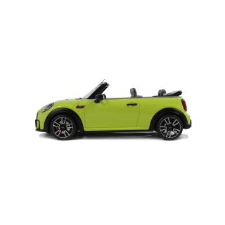 MINI JCW CABRIO ZESTY YELLOW C5H 2021 OttO mobile 1:18 Resinemodell (Türen, Motorhaube... nicht zu öffnen!)